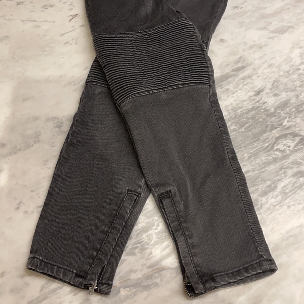 Zara mid rise moto jeans (size US 8) - Picture 5 of 10